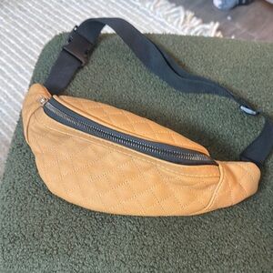 Tan Satchel Bag with Classic Design